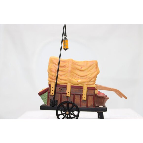 Dept 56 Dickens Village - Chelsea Market Fruit Monger & Cart, Set of 2 - Picture 4 of 8